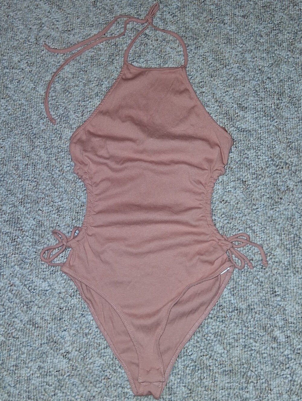 NWT Halter Top Bodysuit W/ Open Sides